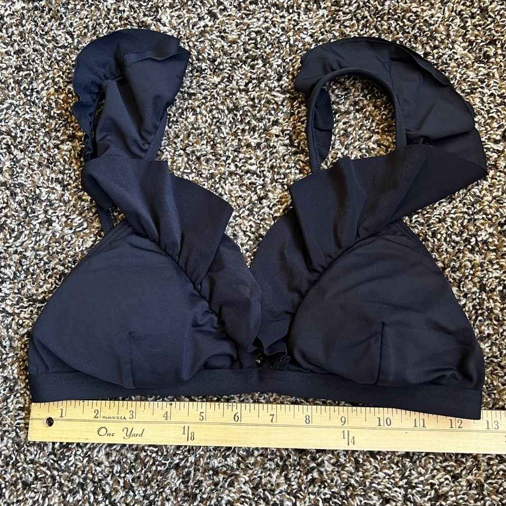 Michael Kors Black Ruffle Bikini Top - Picture 5 of 6
